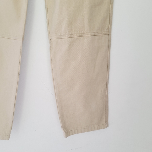 NWOT WEWOREWHAT utility pants in tan color - Picture 5 of 11